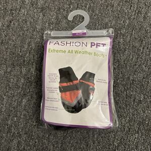 Fashion Pet Extreme All Weather Waterproof Dog Boots Size Medium